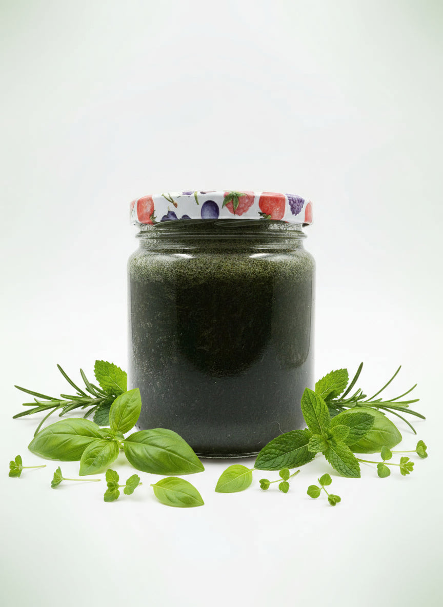 Grüne Helfer x Bio-Cremehonig – Natürliche Energie & Superfood-Power im Glas